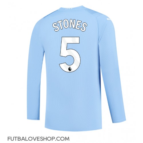 Dres Manchester City John Stones #5 Domáci 2023-24 Dlhy Rukáv